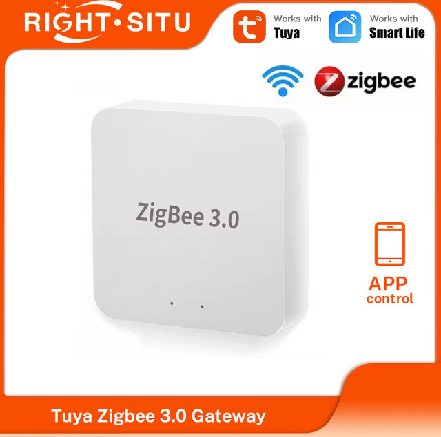 Tuya Zigbee 3.0 Gateway Hub Smart Home Wireless Bridge in Weiß zur Steuerung über die Smart Life App - Bild 1