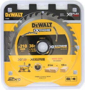 DeWalt Kreissägeblatt XR EXTREME RUNTIME DT99566-QZ mit 36 Zähnen und einem Durchmesser von 210 mm - Bild 2