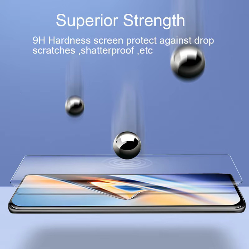 Transparentes Schutzglas für OnePlus 7 Pro, 6T und 5T Displayschutzfolie aus gehärtetem Glas - Bild 4