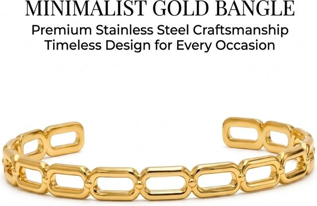 JP One Armband, Edelstahl, Gold, Damen - Bild 1