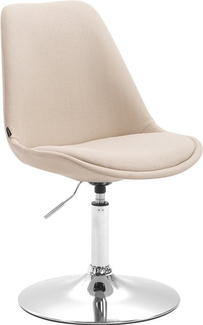 CLP Esszimmerstuhl Maverick Drehstuhl mit Stoff-Bezug in Beige - Bild 1