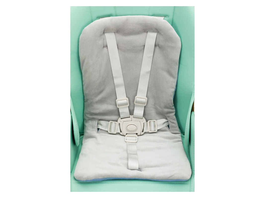 FILLIKID Hochstuhl Oskar in Mint mit Rollen und extra weicher Sitzauflage aus PU-Leder - Bild 2