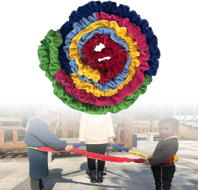 Sports Fun Club Kooperative elastische Band Übung, Spielzeug, 3.6m, für 6 Spieler - Bild 1