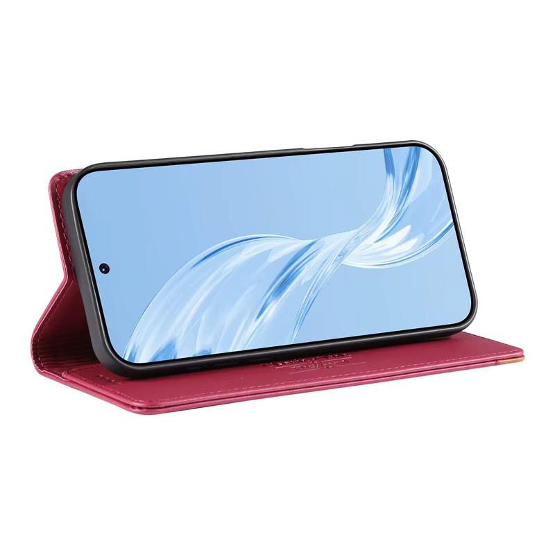 Leder Flip-Handyhülle für Xiaomi Redmi Note 15 4G / Note 15 Pro Plus / Note 15 5G mit magnetischer Wallet-Funktion in Schwarz oder Pink - Bild 4