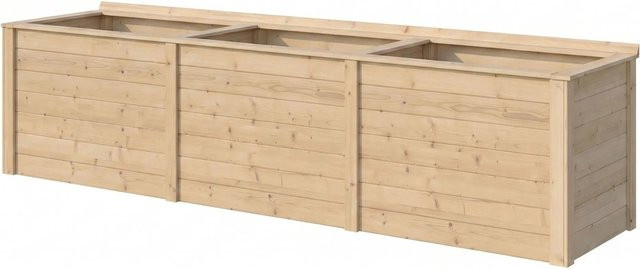 Weka Hochbeet Killarney aus Holz in Natur, Breite: 298 cm, Höhe: 76 cm, Tiefe: 76 cm - Bild 1