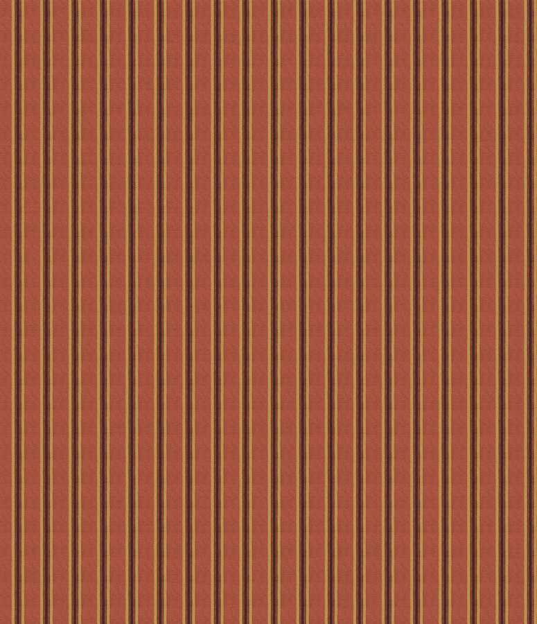 Mulberry Home Tapete Somerton Stripe in Russet Braun Rot Vlies Tapete mit Streifenmuster - Bild 1
