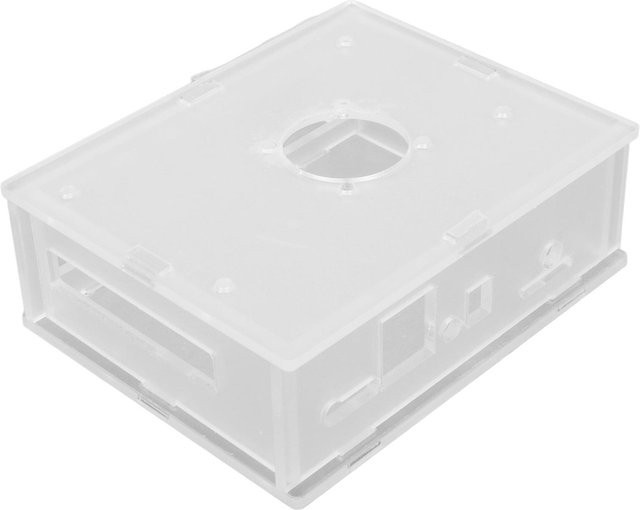 DIYelecs Entwicklungsboard Acrylgehäuse-Kit Transparent mit USB und Ethernet/LAN Anschluss - Bild 1