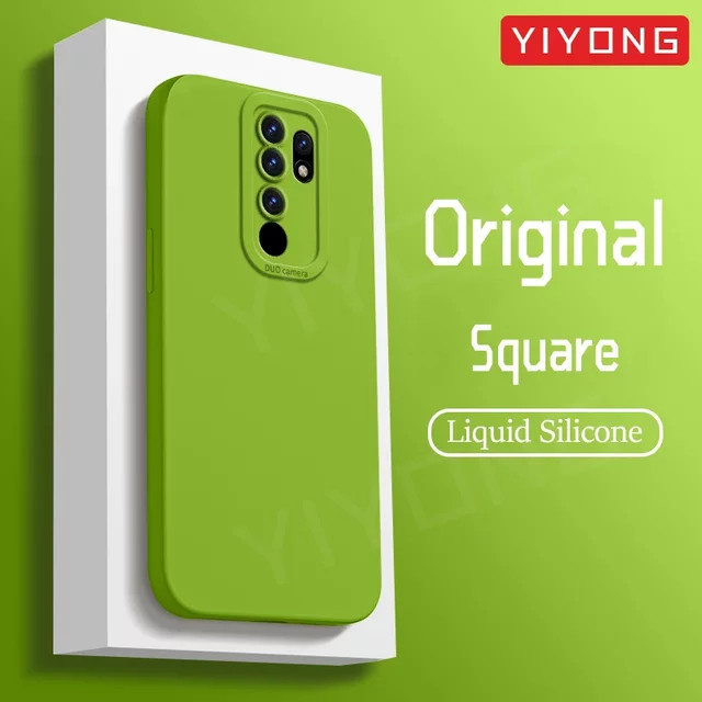 YIYONG Silikon Softcover für Xiaomi Redmi Note 8 Pro stoßfestes Handycase in Rot und Grün - Bild 1