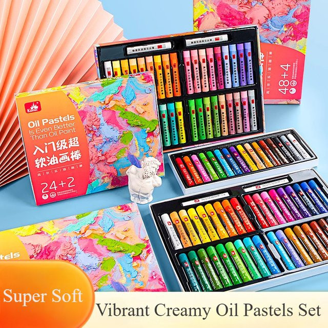 Emenne Ölpastellkreide Set in Multicolour mit 16 Farben aus Wachs für Kunst und Skizzen - Bild 1