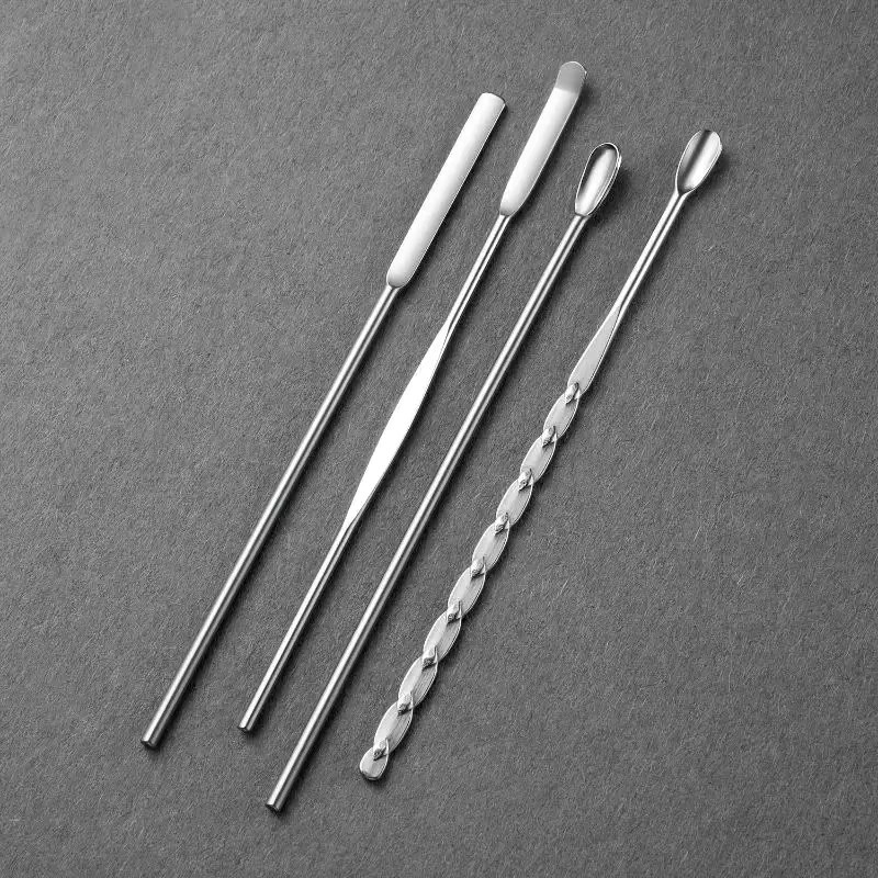 KuZHEN Rührstäbe aus Edelstahl, 4 Stück, Nail Art Werkzeug - Bild 3