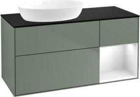 V&B Waschtischunterschrank Finion in Weiß lackiert, Breite: 120 cm, Tiefe: 50,1 cm, Höhe: 50,1 cm - Bild 1