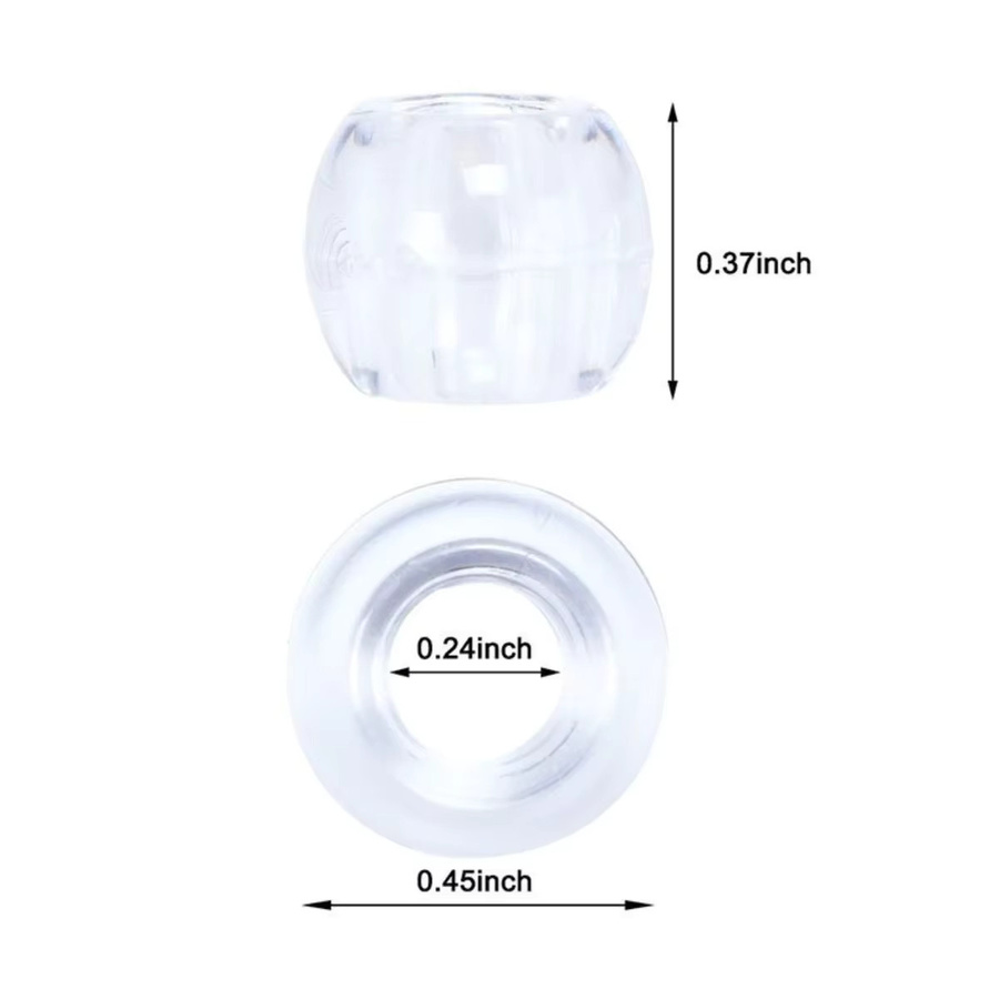 Transparente Acryl-Kunststoffperlen, rund, 12 mm, Unisex - Bild 3