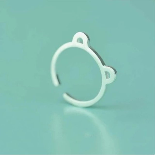 GaGa-Duck Ring, 925 Silber, Bär, Damen - Bild 1