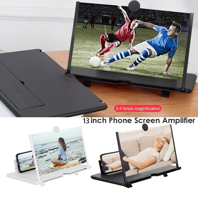 VODOOL 10 Zoll 3D-Handy-Bildschirmvergrößerer Display-Vergrößerungsglas in Schwarz - Bild 1