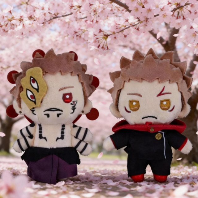 BOOKFONG Jujutsu Kaisen Ryōmen Sukuna Toge Omori, Plüschpuppe, 12cm - Bild 1