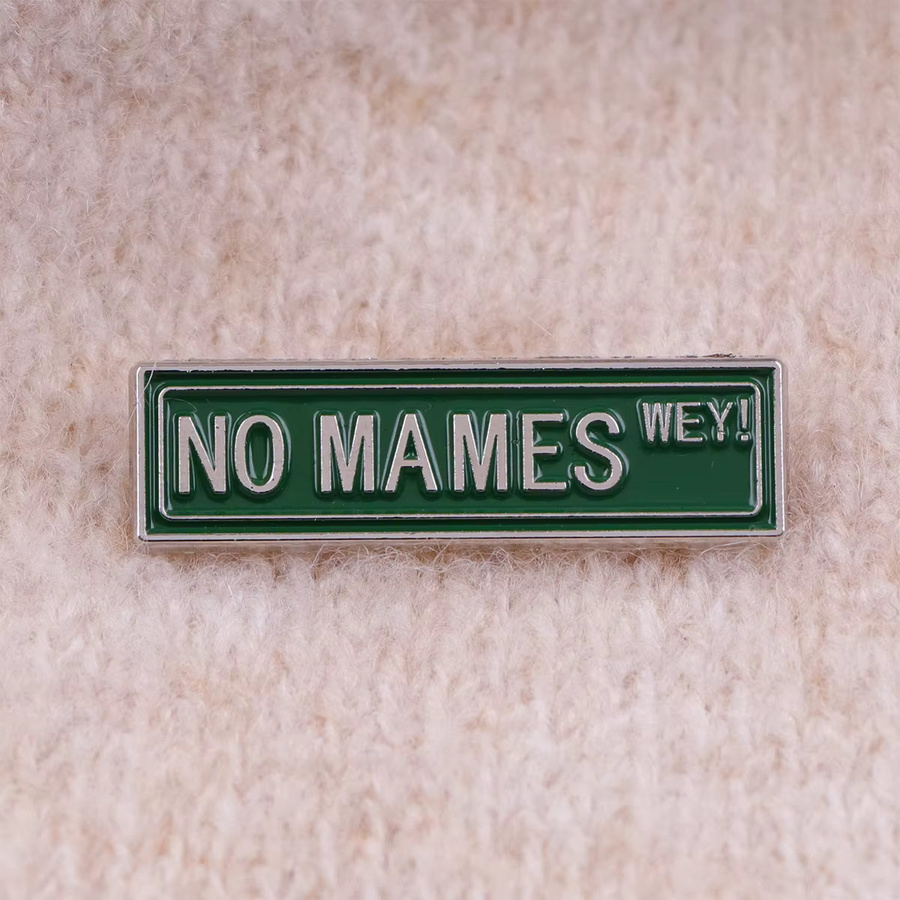 Emaille Pin Brosche, Arbeitszitate, Unisex - Bild 2