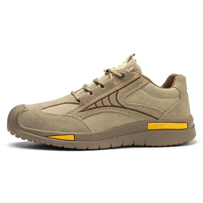 Avant-garde Arbeitsschutzschuhe Beige Größe 48, isolierte 6KV Sicherheitsschuhe aus Leder, bruchsicher, durchstichfest und spritzwassergeschützt - Bild 5