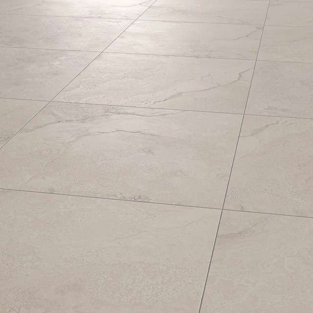 Bodenfliese Feinsteinzeug Massa grigio von UNITED TILE UND MOSAIC in Grau, Steinoptik, glasiert und poliert, B/B: 60 x 60 cm - Bild 1