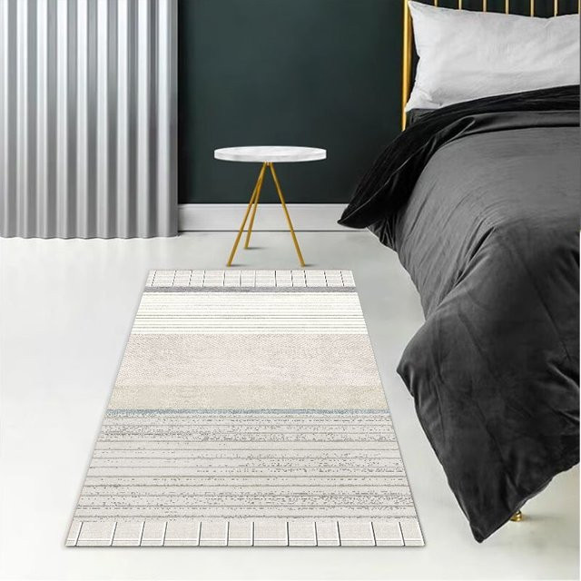 Moderner Schlafzimmerteppich WTEMPO in Mehrfarbig, rutschfest und rechteckig, B/T: 80 x 200 cm - Bild 1