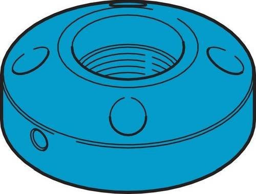 Di-soric Montageflansch 214285 aus Aluminium in Blau - Bild 1