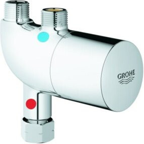 Grohe Grohtherm Micro Untertisch-Thermostatarmatur mit thermischem Verbrühschutz in Chrom - Bild 1