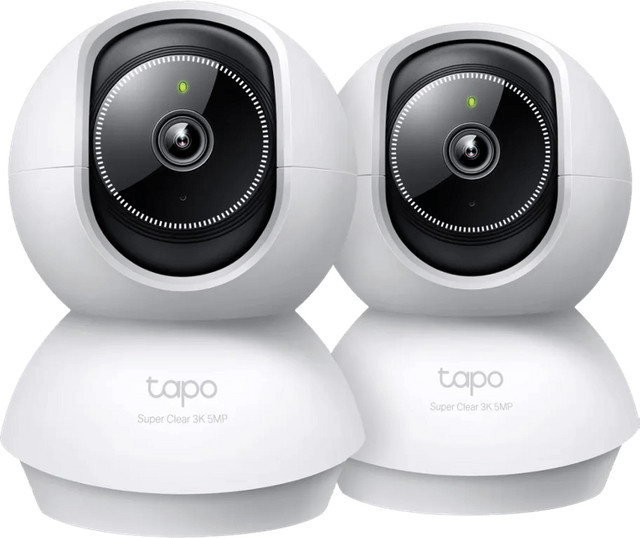 TP-Link Tapo C230 Wi-Fi Überwachungskamera Doppelpack in Weiß - Bild 1