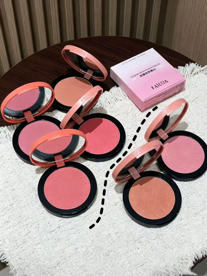 Faiccia Drunk Natural Blush Soft Rosy Flush, Puder, Schimmernd - Bild 6