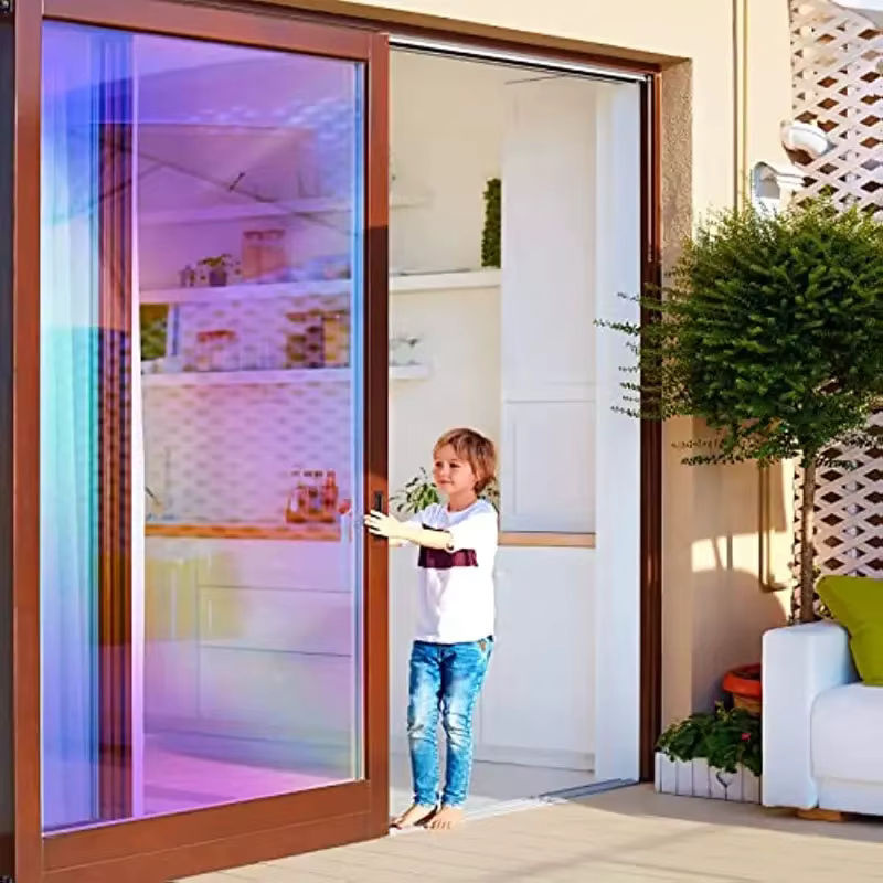 Regenbogen Glasfolie mit Farbwechsel für Wärmedämmung, UV-Schutz und Sonnenschutz in Multicolour - Bild 3