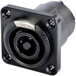 Neutrik NLT4FPXX-BAG Lautsprecher-Steckverbinder Stecker gerade, 4-polig, Schwarz - Bild 1
