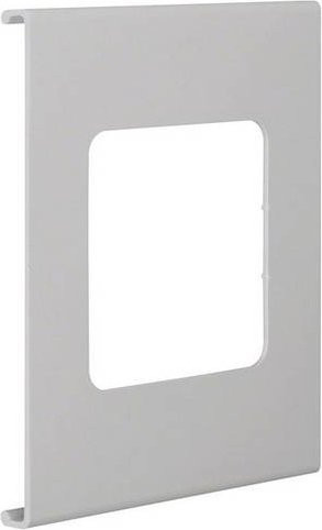 Hager Blende L91507030 Grau aus Kunststoff für bündigen Einbau - Bild 1