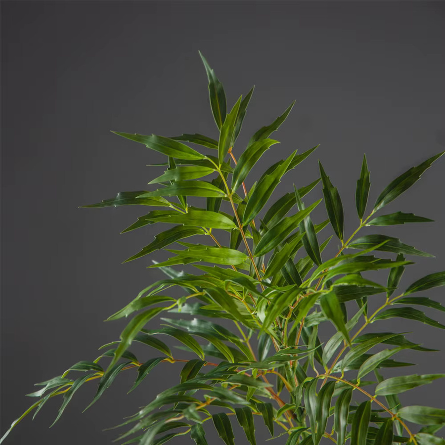 Künstliche Palme Kmitang in Grün, tropischer Kokosnuss-Bambus-Zweig zur Dekoration für Heim, Garten und Büro, Höhe: 78 bis 140 cm - Bild 2