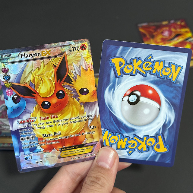 FUNISM Pokémon DIY PKM-Karte Englisch, Flareon Yveltal Sylveon Shaymin Charizard, Sammlung - Bild 1