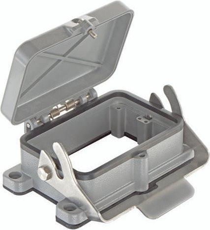 HARTING Anbaugehäuse 09 30 048 0321 09300480321 in Grau aus Edelstahl - Bild 1
