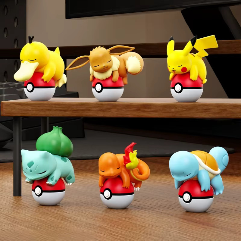 HOLLY BOX Pokémon Actionfiguren Pikachu Bulbasaur Eevee, Mini-Figur - Bild 2