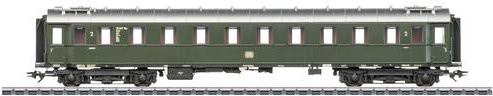 Märklin Schnellzugwagen B4üwe, 2. Klasse der DB, 1:87 (Spur H0)