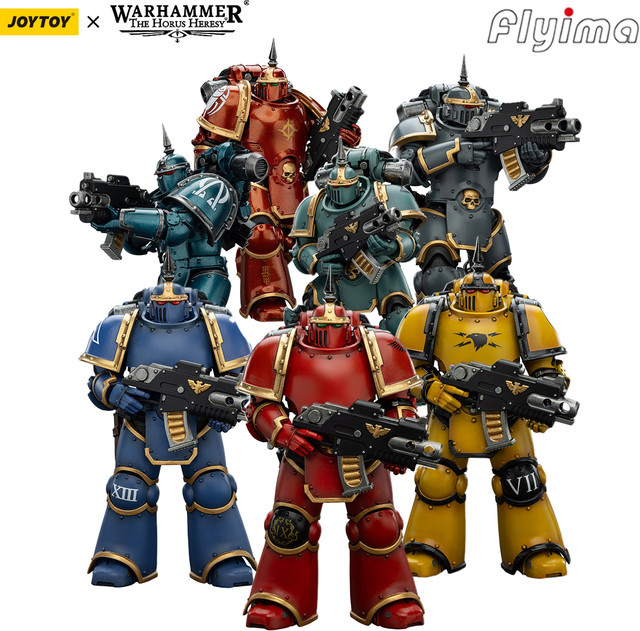 JOYTOY Warhammer The Horus Heresy, MK III Tactical Legionary, Actionfigure, 7-teiliges Set, 1/18 - Bild 1