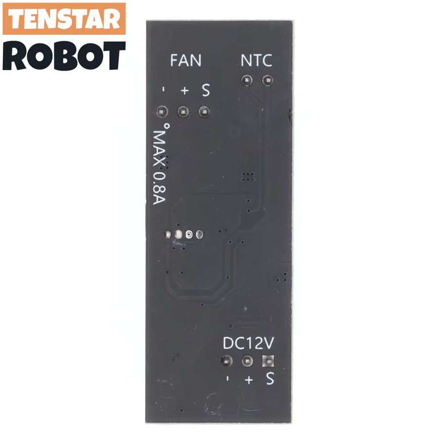 TENSTAR ROBOT DC PWM Lüfter Temperaturregler und Geschwindigkeitsregler für PC CPU Kühler in Schwarz - Bild 3