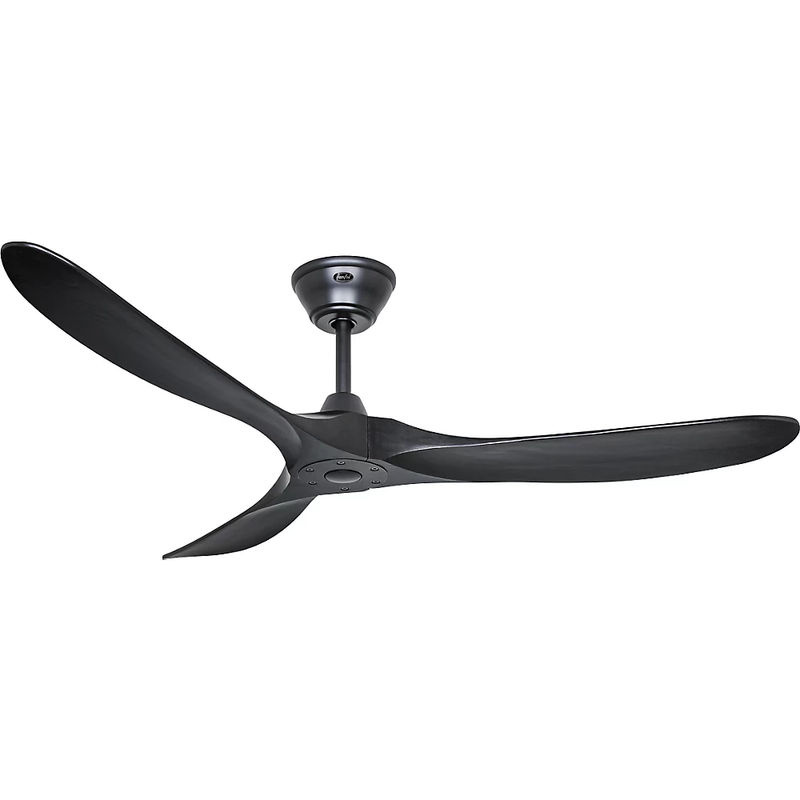 CasaFan ECO GENUINO 152 MS-MS Deckenventilator Schwarz Matt mit Fernbedienung und Winterbetrieb, Durchmesser: 152 cm, Höhe: 28,5 cm - Bild 2