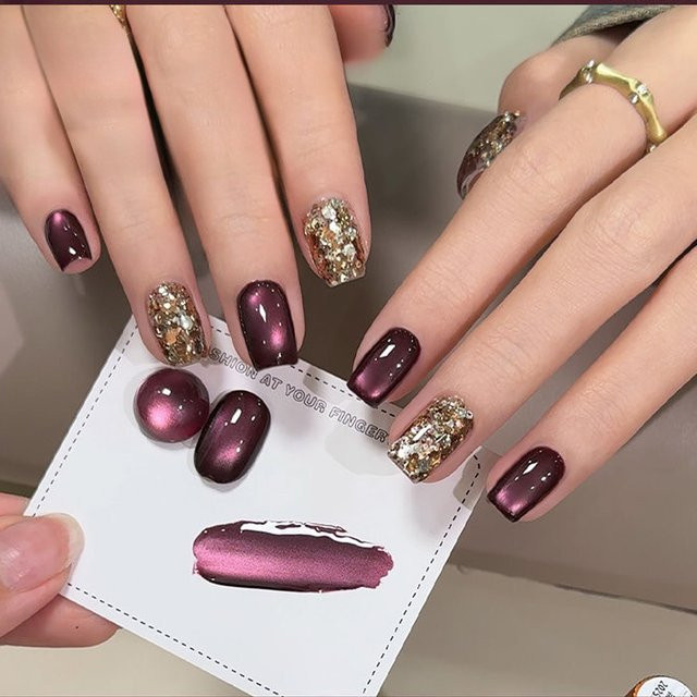 MIANEL Gel-Nagellack, Lila, Schimmernd - Bild 1