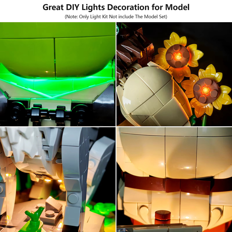 BRIXSPARK LED-Lichtset für Lego 72423, USB DIY-Lichtset, Bausteine-Zubehör - Bild 3