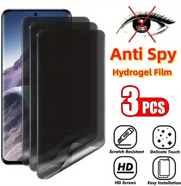 3er-Set Hydrogel-Displayschutz mit Privatsphäre-Funktion für OPPO Reno 14 Pro, OPPO 13 F 4G/5G und Reno 13 FS, transparent - Bild 1