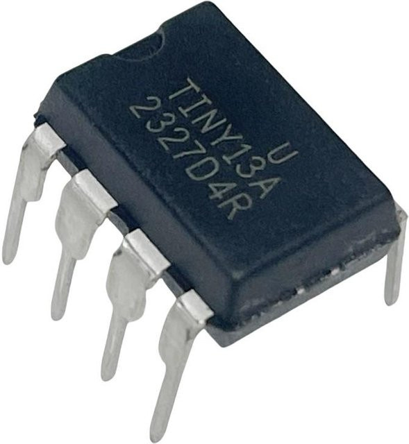 Atmel ATTINY13A-PU Mikrocontroller DIP-8 in Schwarz - Bild 1