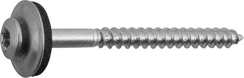 GECCO Spenglerschrauben mit Torx-Antrieb aus rostfreiem Edelstahl in Silber, 200 Stück, Durchmesser: 4,5 mm, Länge: 55 mm - Bild 1