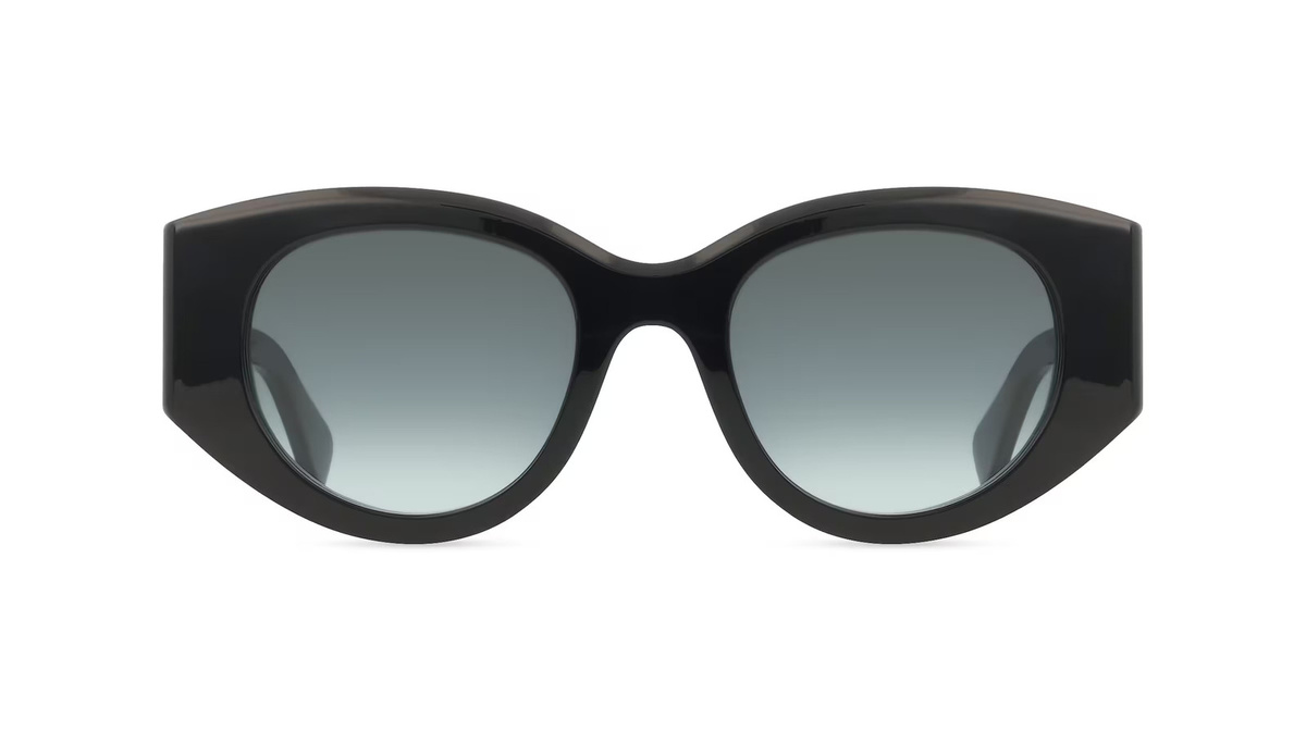 Chloé CH0251S Sonnenbrille, Vollrand, Oval, Acetat, Unisex, schwarz - Bild 1