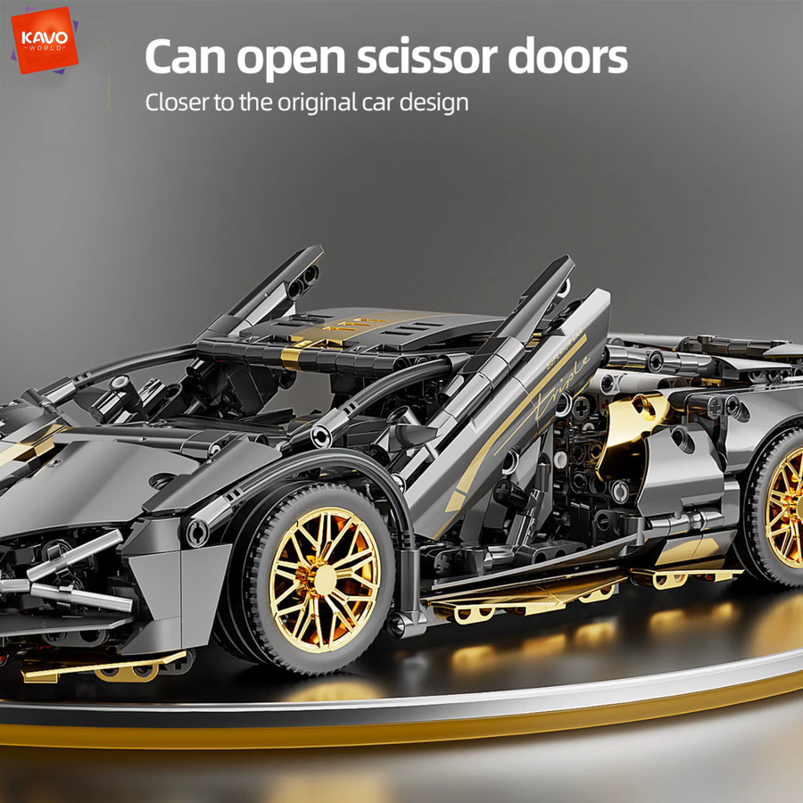 KAVOWORLD Supersportwagen, Baukasten, 1:14, 931 Teile - Bild 4