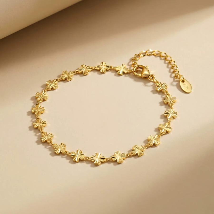 Meaeguet Fußkettchen Edelstahl, Gold, Damen, Minimalistisch - Bild 3