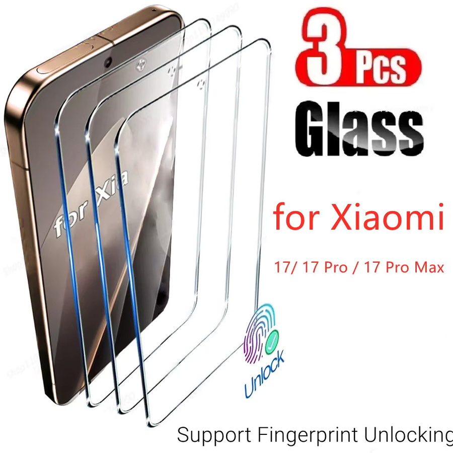 Xiaomi Displayschutzfolie aus gehärtetem Glas für Xiaomi 17 Pro und Xiaomi 17 Pro Max, transparent, 2-3 Stück - Bild 2