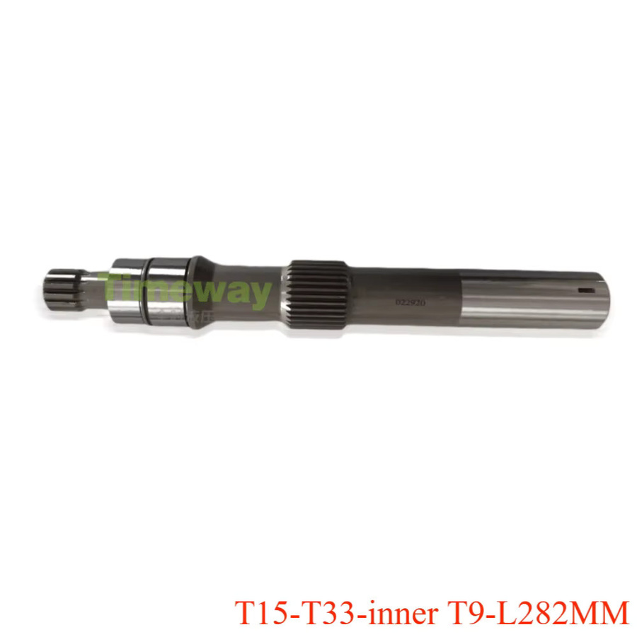 Danfoss Antriebswelle MPV046 T15-T33-innen T9-L282MM in Silber zur Reparatur der Sauer Danfoss Pumpe - Bild 2