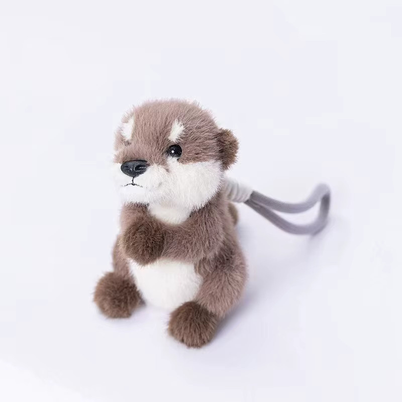 benchuang toy Otter Rucksack Anhänger, Plüschtier, Braun - Bild 3