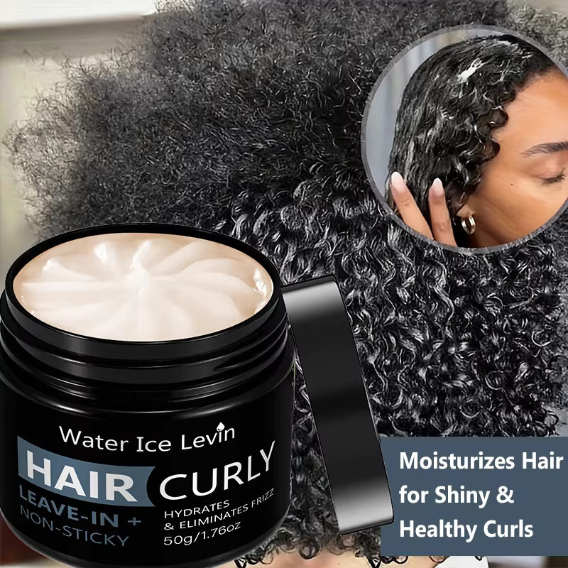 Levin Water Ice Frizz Control Leave-In Conditioner, 50 g, trockenes Haar - Bild 2
